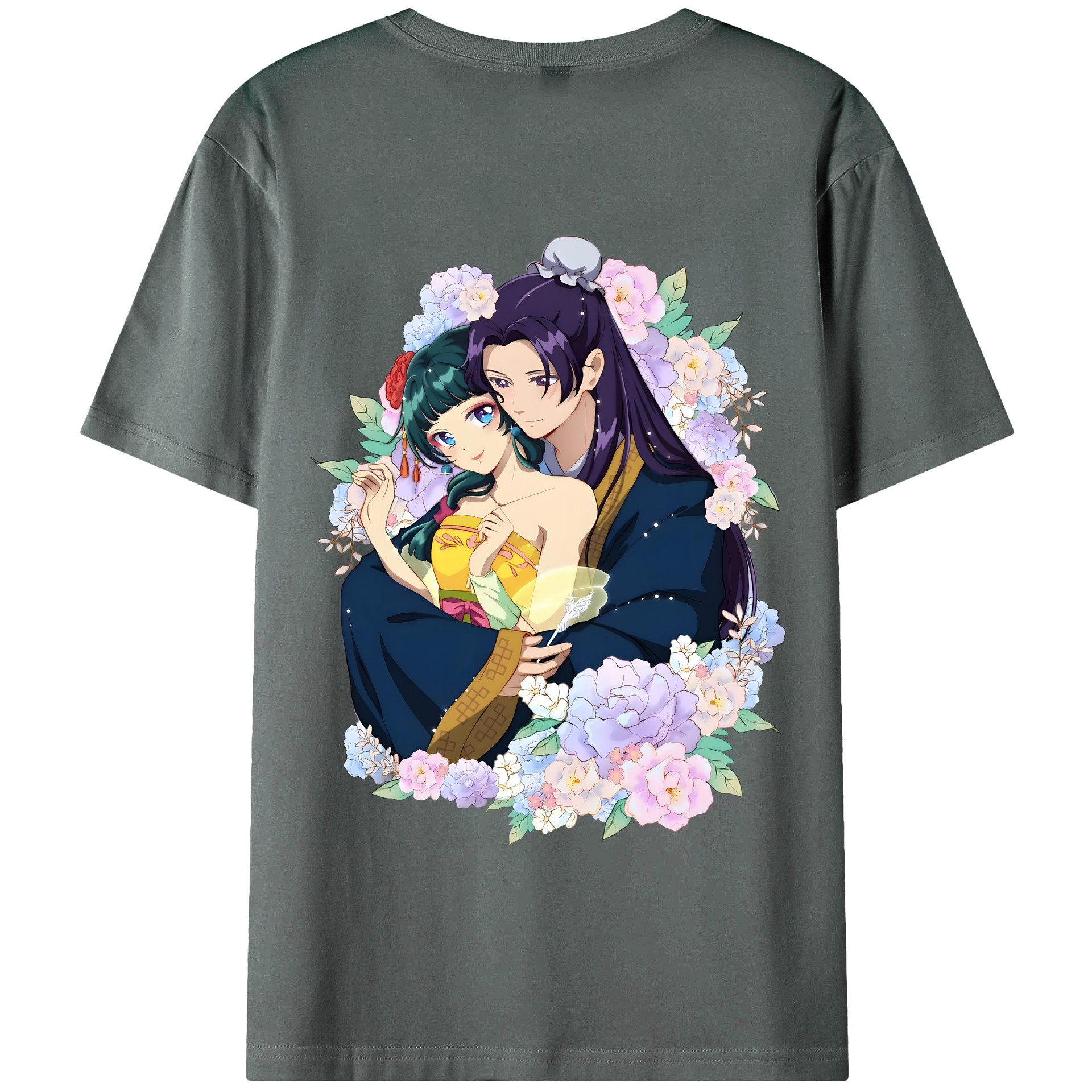 （画像用） 薬屋のひとりごと The Apothecary Diaries 綿100％半袖Tシャツ（背面プリント）